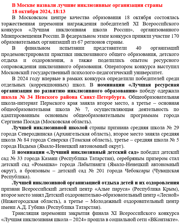 новость инкл